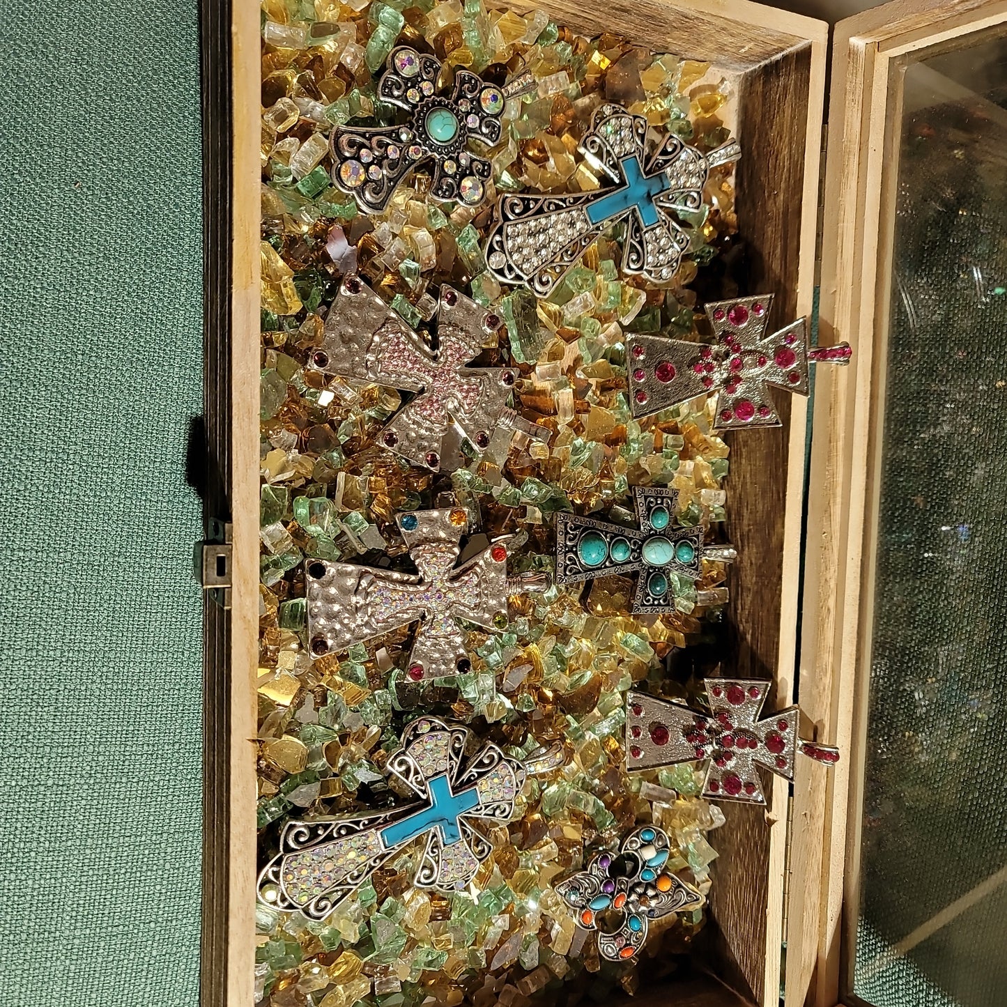 Magnetic Cross Bag Charms