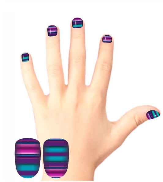 Dusti Rhoads Crazy Serape Nail Strips Filly Size