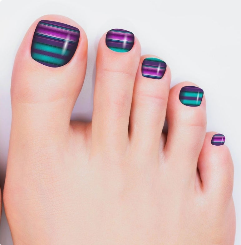Dusti Rhoads Pedicure Crazy Serape