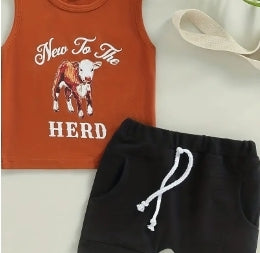 New To The Herd Shorts Outfit