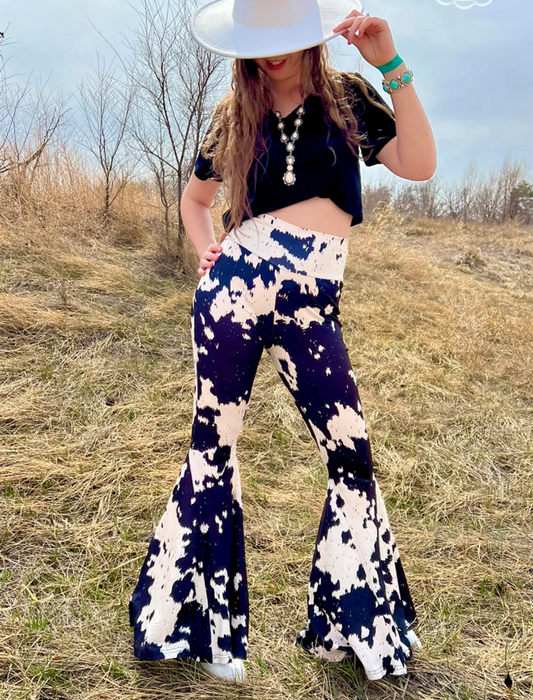 Cows Come Home Bell Bottom Pants