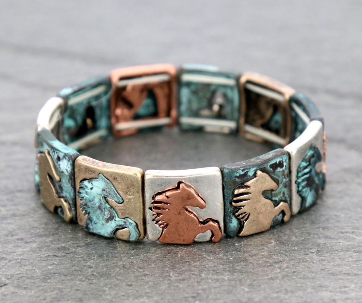 Running Horse Stretch Bracelet
