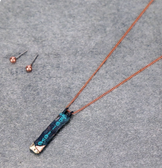 Western "Believe" Necklace Set