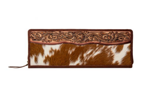 Classic Country Hand-tooled Jewelry Box Case