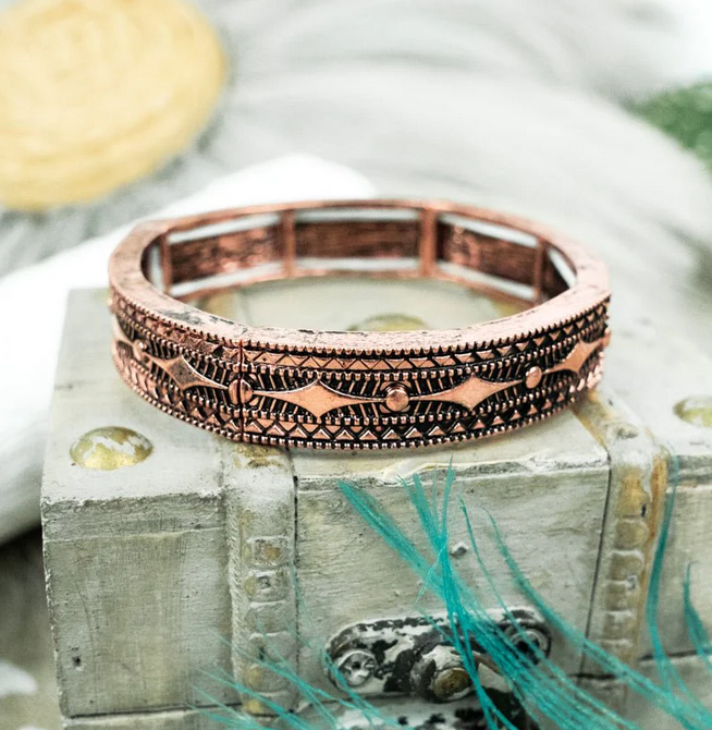 Kino Springs Coppertone Stretch Bracelet