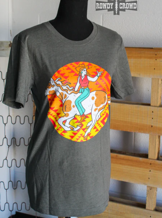 Aztec Cowgirl Tee