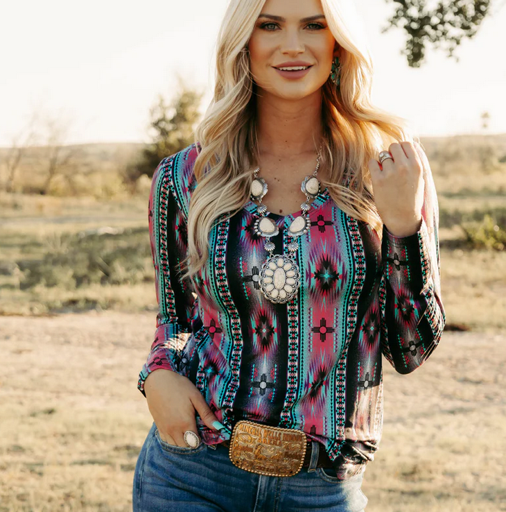 Albuquerque Aztec Top