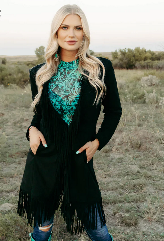 Scottsdale Suede Jacket Black