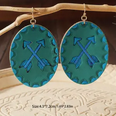 Western Crossed Arrow Earrings