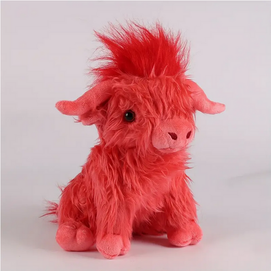 Pink Highlander Stuffed Animal