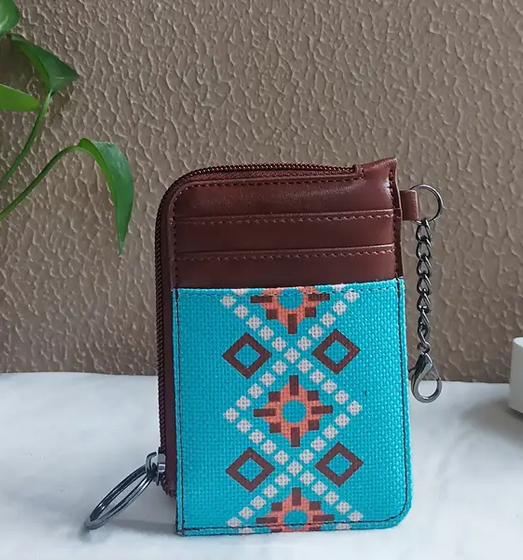 Small Wallet Blue