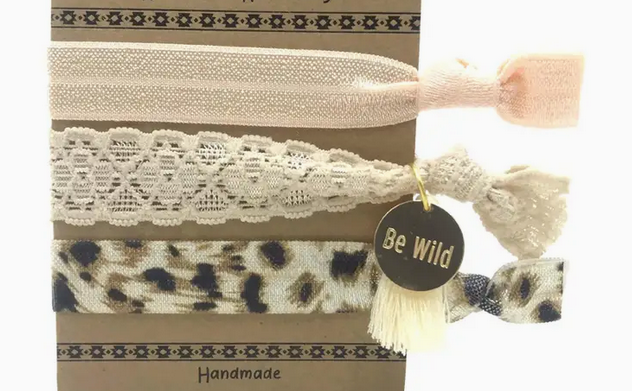 Be Wild Hair Ties Set Of 3