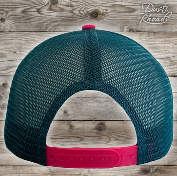 Dusti Rhoads Sarsaparilla Vintage Patch Trucker Cap