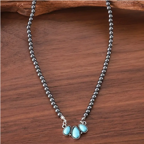 Turquoise Stone Necklace