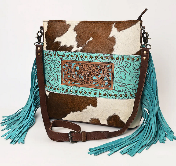 American Darling Tooled Leather Conceal Carry Purse