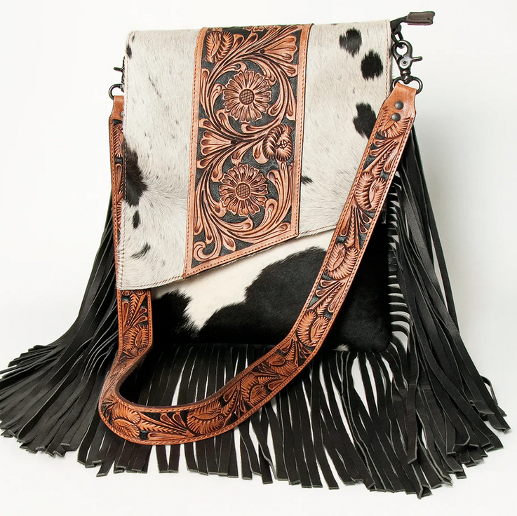 American Darling Tooled Leather Conceal Carry Purse