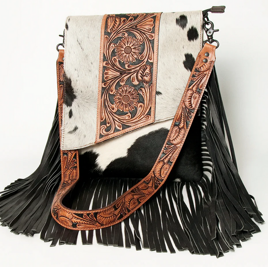 American Darling Tooled Leather Conceal Carry Purse