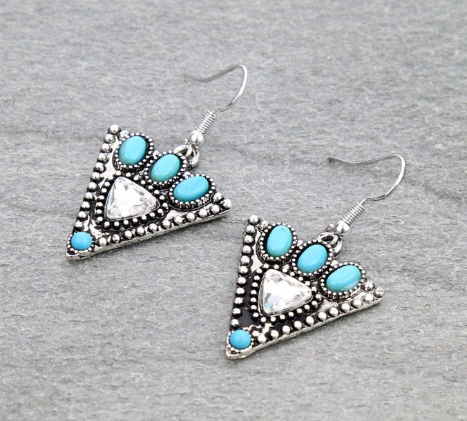 Western Arrowhead Dangle Earrings