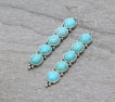 Western Bar Stone Dangle Earrings