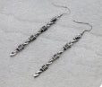 Western Barbed Texture Dangle Earrings