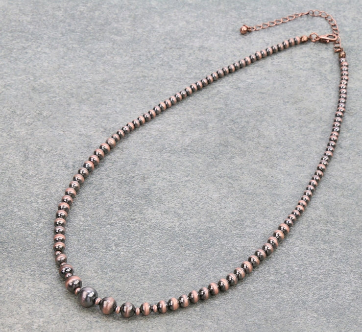 Navajo Style Pearl Necklace