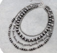 4 Layered Navajo Style Pearl Necklace
