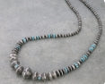 Western Navajo Style Pearl with CCB Necklace