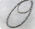 2 Row Navajo Style Pearl & Bead Necklace