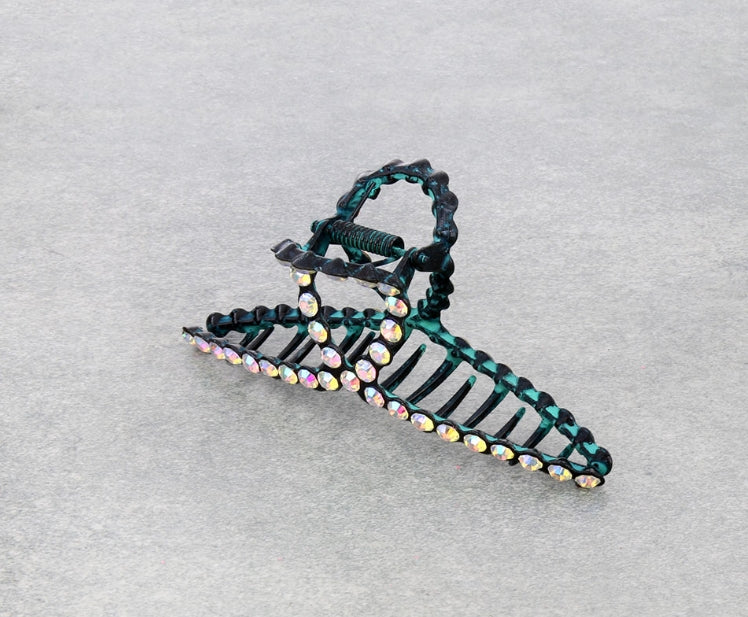 4.5″ Rhinestone Banana Hair Claw Clip