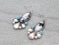 Western Oval Hand Stone Dangle Earrings