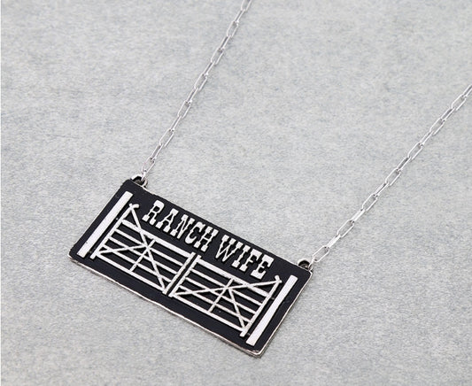 Western Ranch Wife Necklace