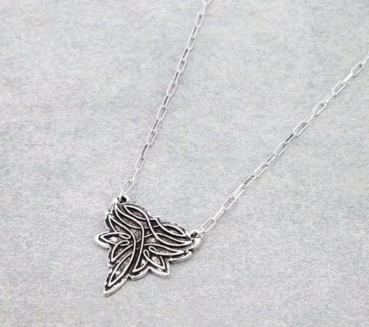 Western Boot Stitch Necklace