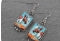 Western Portrait Fish Hook Earrings