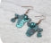 Western Flower Cow Head Dangle Earrings