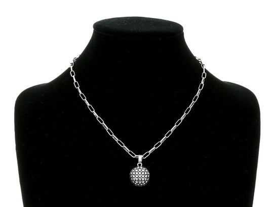 Western Round Ball Bubble Necklace