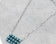 Western Rectangle Bubble Necklace