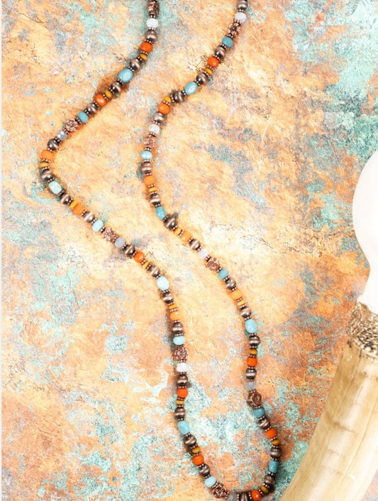 Cypress Lane Coppertone Multi-Color Necklace
