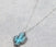 Western Hand Craft Stone Cactus Necklace