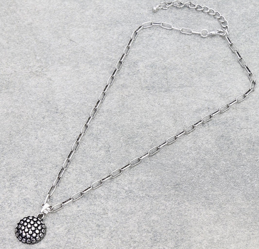 Western Round Ball Bubble Necklace