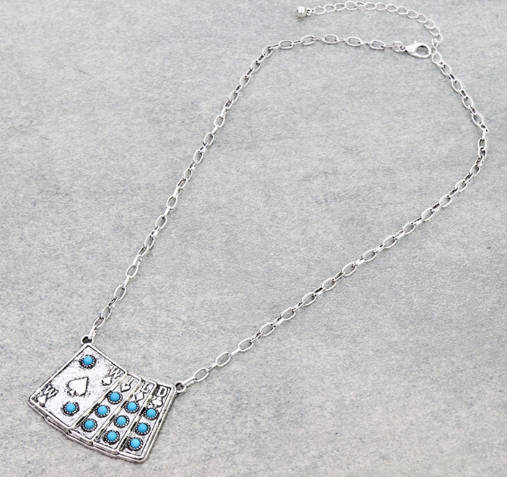 Wild Card Theme Necklace