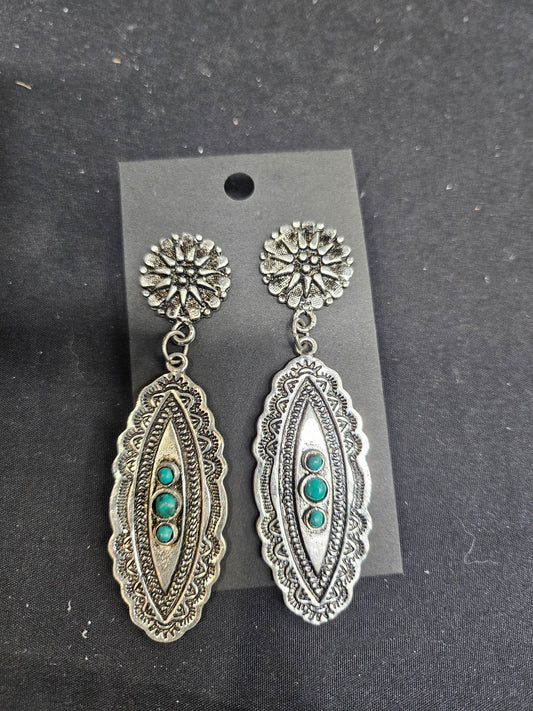 Silver Conch Earrings