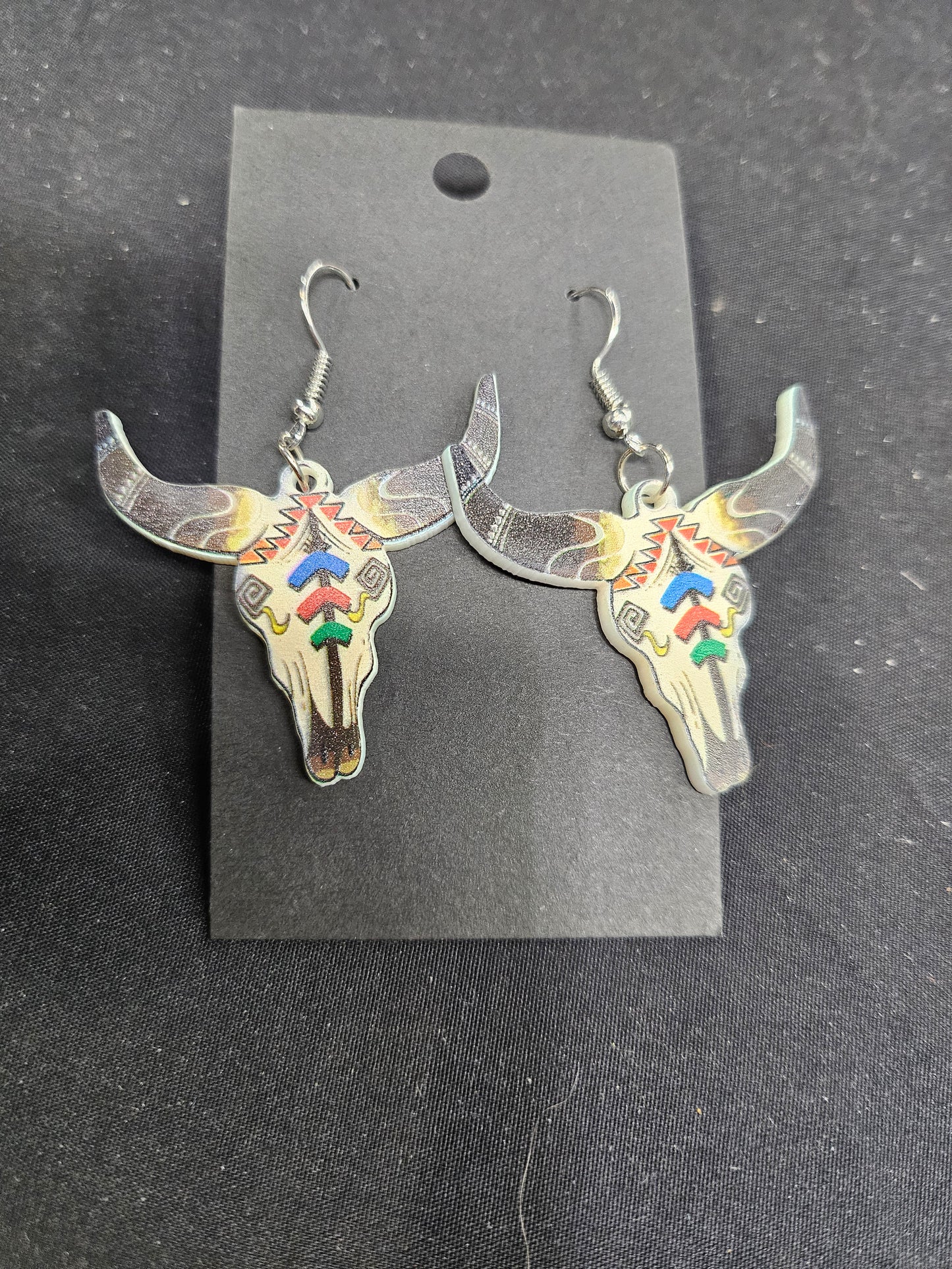 Steer Head Earrings
