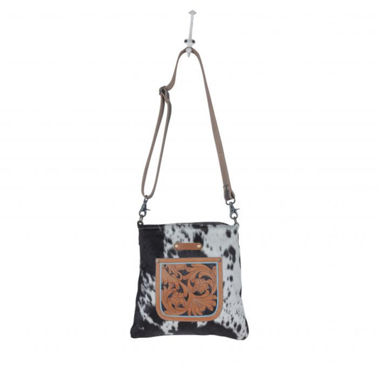 Flowering Hand-Tooled Bag