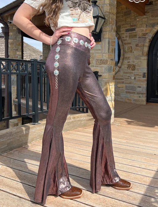 Time To Shine Bell Bottoms Copper