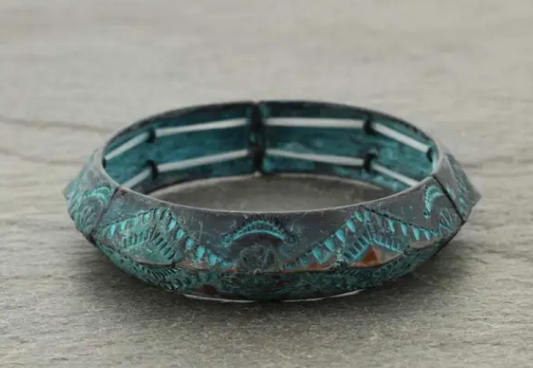 Western Pattern Stretch Bracelet