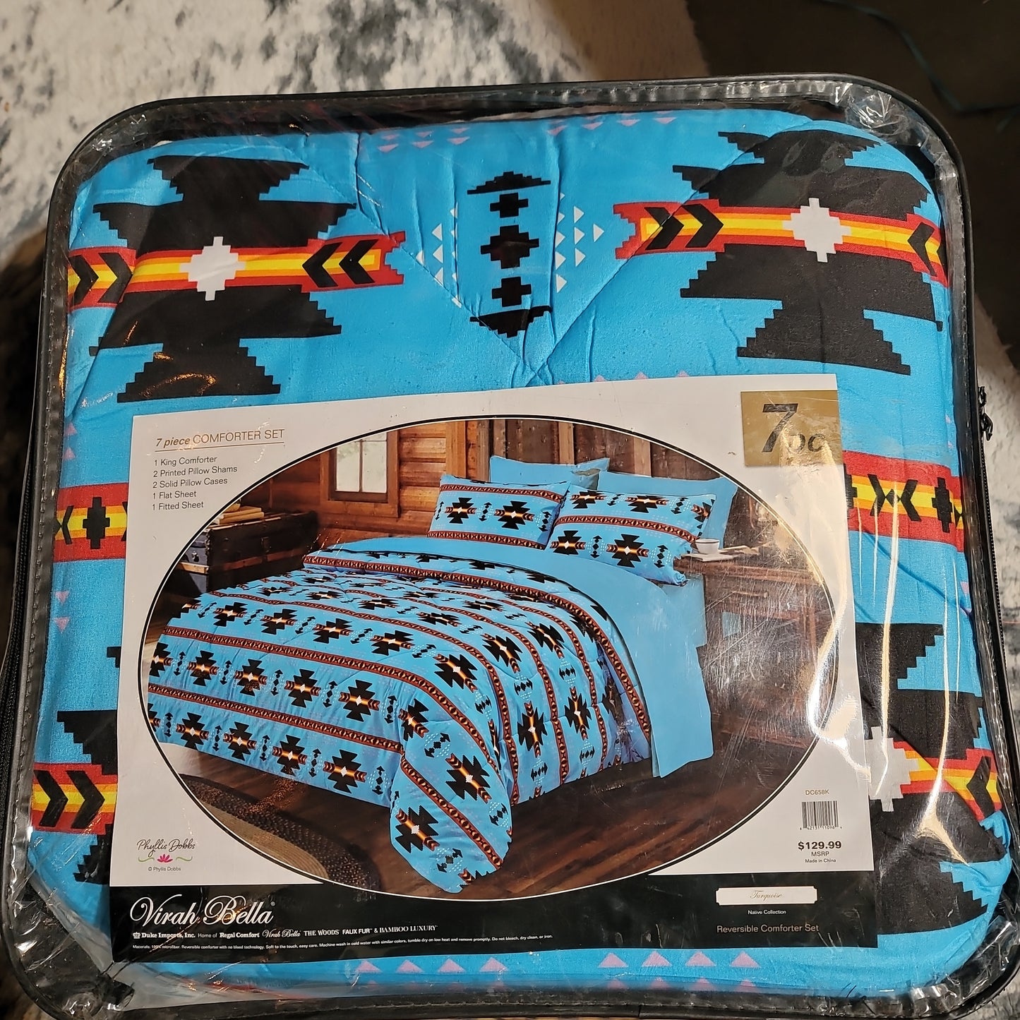 Aztec Bedding Set, King Size