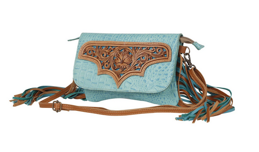 Heartsy Hand-Tooled Bag