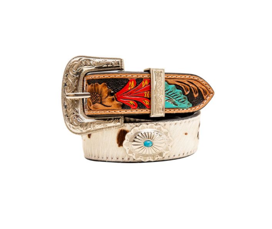 Cummerband Hand-Tooled Concho Belt