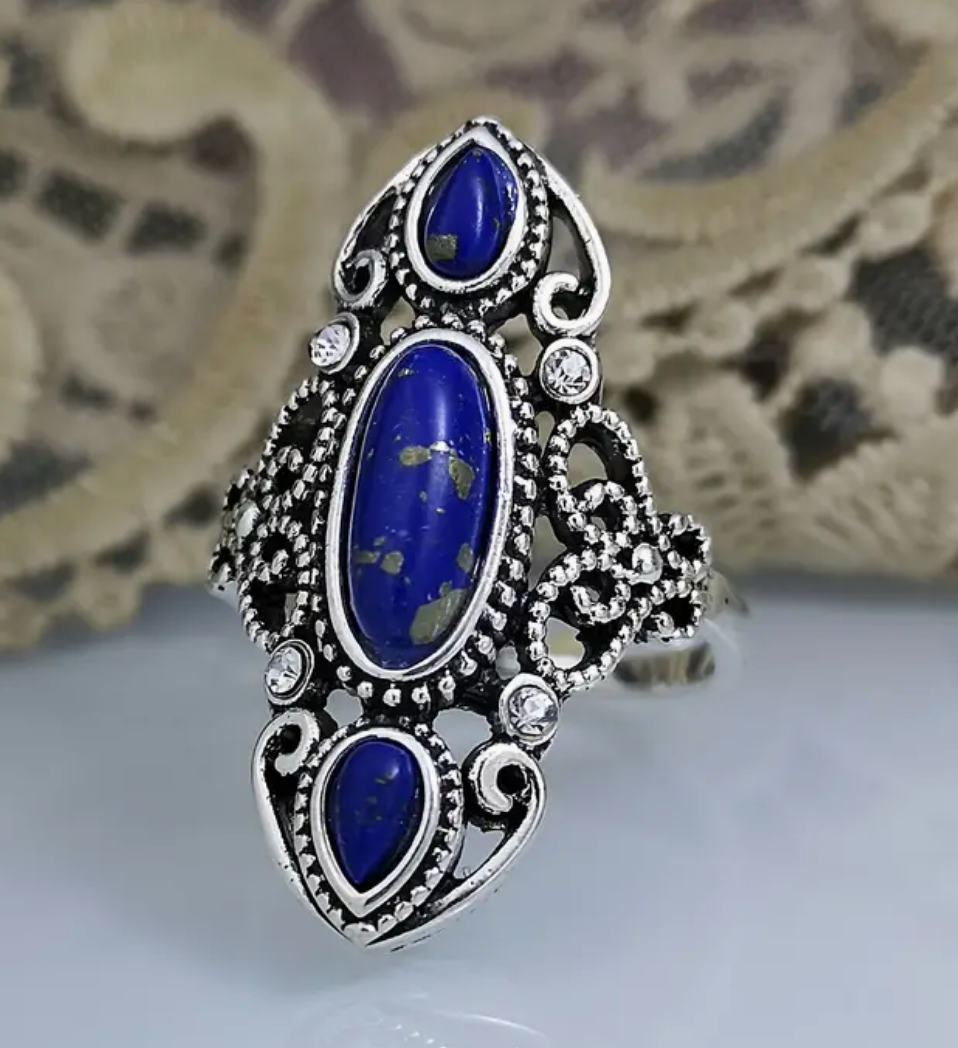 Lapis Decorative Ring