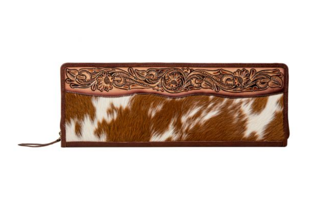 Classic Country Hand-tooled Jewelry Box Case